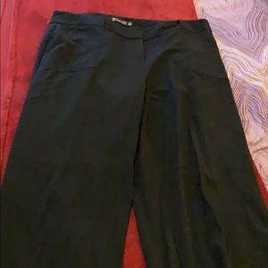 Black wide leg pants size 12